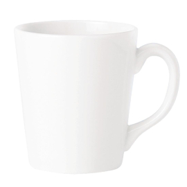 Steelite Simplicity White Coffeehouse Mugs 262ml V9114
