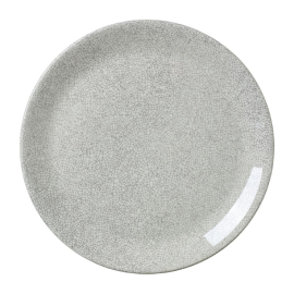 Coupe Plates | Grey Crackle Plates | 203mm Ink Collection | Steelite VV1050