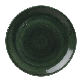 Coupe Plates | Vesuvius Burnt Emerald Plates | 153mm | Pack of 12 | Steelite VV1853