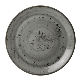 Coupe Plates | Smoke Grey Dinnerware | 153mm | Pack of 12 | Steelite VV1867