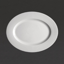 Oval Plate | Porcelain Serving Dish | 330mm Length | Steelite Willow VV676
