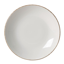 Coupe Plates | Brown Dapple Dinnerware | 230mm Ceramic Tableware | Steelite VV754