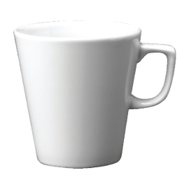 Churchill Plain Whiteware Cafe Latte Mugs 340ml W002