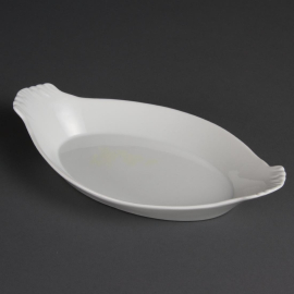 Olympia Whiteware Oval Eared Dishes 320x 177mm W423