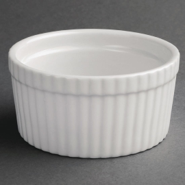 Olympia Whiteware Souffle Dishes 128mm W446