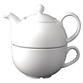 Churchill Plain Whiteware Teapots 370ml W905