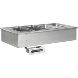 Afinox RED-3 Heated Bain Marie Wet Well Drop In Unit 3 x GN1/1