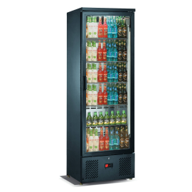 Commercial Bottle Cooler | Single Door Upright Bar Fridge | 324 Bottle Capacity | Blizzard BAR10