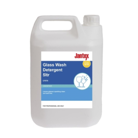 Glasswasher Detergent Concentrate | Commercial Glass Cleaning Solution | 5L | Jantex CF978