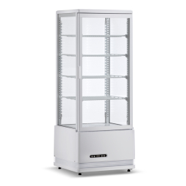 Countertop Display Fridge | Refrigerated Showcase | 98L Capacity | White | Easy CL-98W