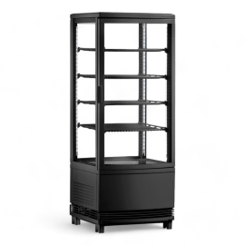 Commercial Countertop Display Fridge | Refrigerated Showcase | 98L Capacity | Double Door | Easy CL-98R