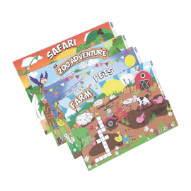 Kids Activity Sheet | Children's Activity Paper | Assorted Designs Pack of 500 | Craftis CM732