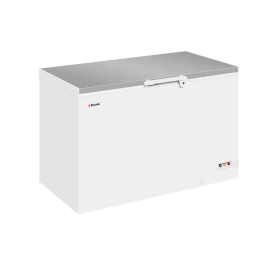 Elcold EL45SS Solid Lid Chest Freezer White SS Lid 1300mm wide