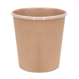 Compostable Soup Containers | Eco-Friendly Food Containers | 455ml/16oz | Fiesta Green FB164