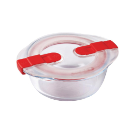 Pyrex Cook and Heat Round Dish with Lid 350ml FC360