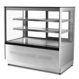 BestFrost Refrigerated Flat Glass Cake Display 1205mm FCD120