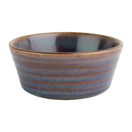Cavolo Flat Round Bowls | Iridescent Bowls | Ceramic Tableware | 143mm | Pack of 6 | Olympia FD912