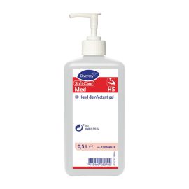 Alcohol Hand Sanitising Gel | Hand Sanitizer | 500ml Single Pack | Diversey SoftCare H5 FE960