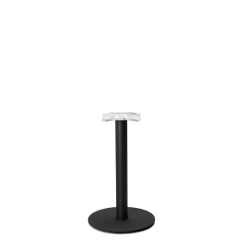 Forza Black cast iron round table base - Medium - Dining height - 720 mm