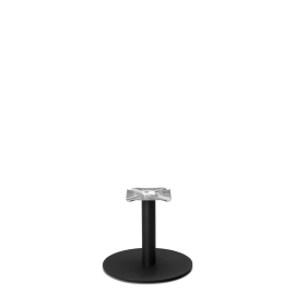 Forza Black cast iron round table base - Medium/Large - Coffee height - 420 mm