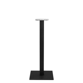 Forza Black cast iron square table base - Medium - Poseur height - 1100 mm