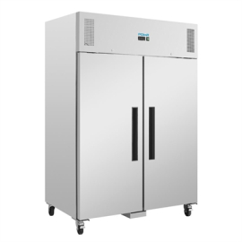 Commercial Double Door Freezer | Upright Freezer | 1200 Litre Capacity | Stainless Steel | Polar G595
