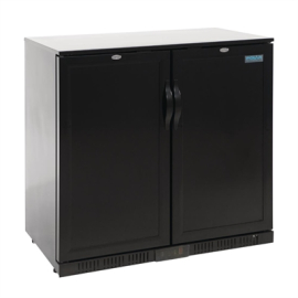 Commercial Back Bar Cooler | Solid Door Bottle Fridge | 208 Litre Capacity | Polar GL016