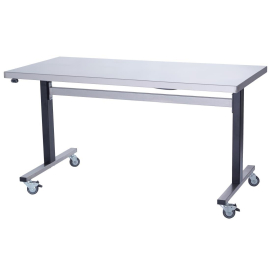 Stainless Steel Adjustable Height Table | Mobile Prep Table | 1500mm Wide Electric | Parry PAHTE1500