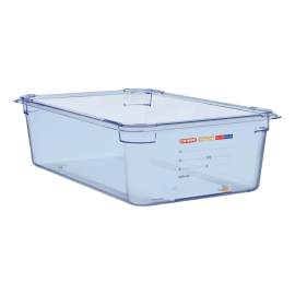 Food Storage Container | ABS GN 1/1 Container | 150mm Deep Blue | Araven GP590