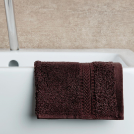 Face Cloth | Washcloth Pack | Chocolate Brown Hotel Textiles | Mitre Essentials HB626