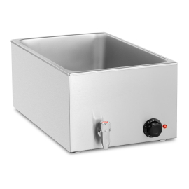 Commercial Wet Heat Bain Marie | Hot Food Display Base | With Tap | Modena TBM