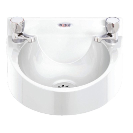Basix WS1-L-W Polycarbonate Wash Hand Basin White