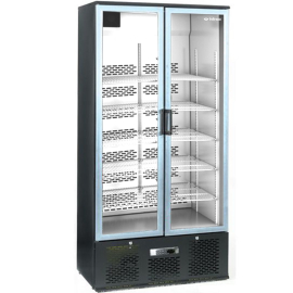 Commercial Bottle Cooler | Upright Double Door Fridge | 492 Bottles | Infrico ZXS20