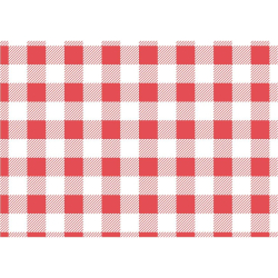 Red Gingham Greaseproof Paper 310x380mm CL659