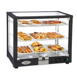 Roller Grill Heated 3 Shelf Display Cabinet WD780 DN