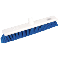 Jantex Hygiene Broom Soft Bristle Blue 18in DN832