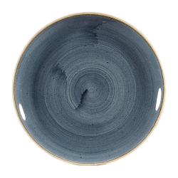 Churchill Stonecast Coupe Plates Blueberry 271mm DW352