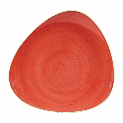 Churchill Stonecast Triangular Plates Berry Red 265mm DW367