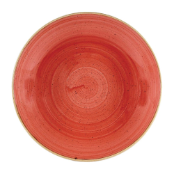 Churchill Stonecast Coupe Bowls Berry Red 310mm DW369