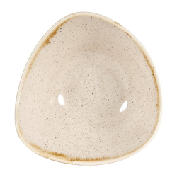 Churchill Stonecast Triangular Bowls Nutmeg Cream 185mm DW370