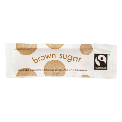 Vegware Compostable Fairtrade Brown Sugar Sticks GK101