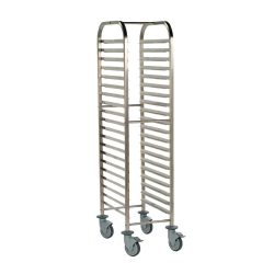 Bourgeat Full Gastronorm Racking Trolley 20 Shelves P473