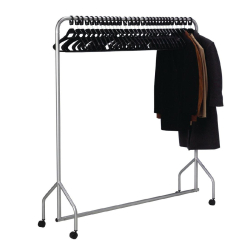 Metal Garment Rail with Hangers T441