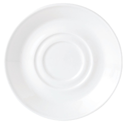 Steelite Simplicity White Low Cup Saucers 165mm V0097