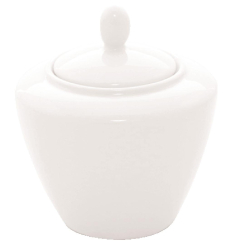 Steelite Simplicity White Covered Sugar Bowls V9493