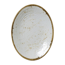 Steelite Craft Melamine Oval Plates White 260mm VV1075