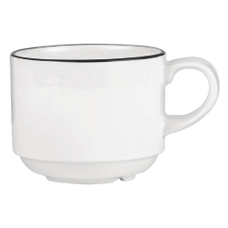 Churchill Alchemy Mono Stacking Tea Cups 206ml W552