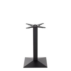 Black cast iron pyramid table base - Medium - Dining height - 730 mm 