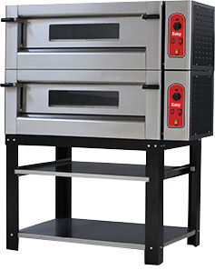 EASYPIZZA-DG66  Double Deck Gas Pizza Oven - 12 x 12