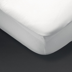 Mitre Essentials Spectrum Fitted Sheet White Double GT861